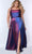Sydney's Closet SC7344 - Dual Strap Metallic Prom Gown Prom Dresses 14 / Prism