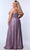 Sydney's Closet SC7349 - Scoop Neck Shimmer Prom Gown Prom Dresses