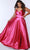 Sydney's Closet SC7355 - Sleeveless Satin Formal Gown Formal Gowns 14 / Raspberry