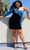 Sydney's Closet SC8114 - Asymmetrical Short Velvet Dress Cocktail Dresses
