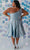 Sydney's Closet SC8119 - One-Sleeve A-line Knee-Length Dress Cocktail Dresses
