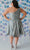 Sydney's Closet SC8119 - One-Sleeve A-line Knee-Length Dress Cocktail Dresses