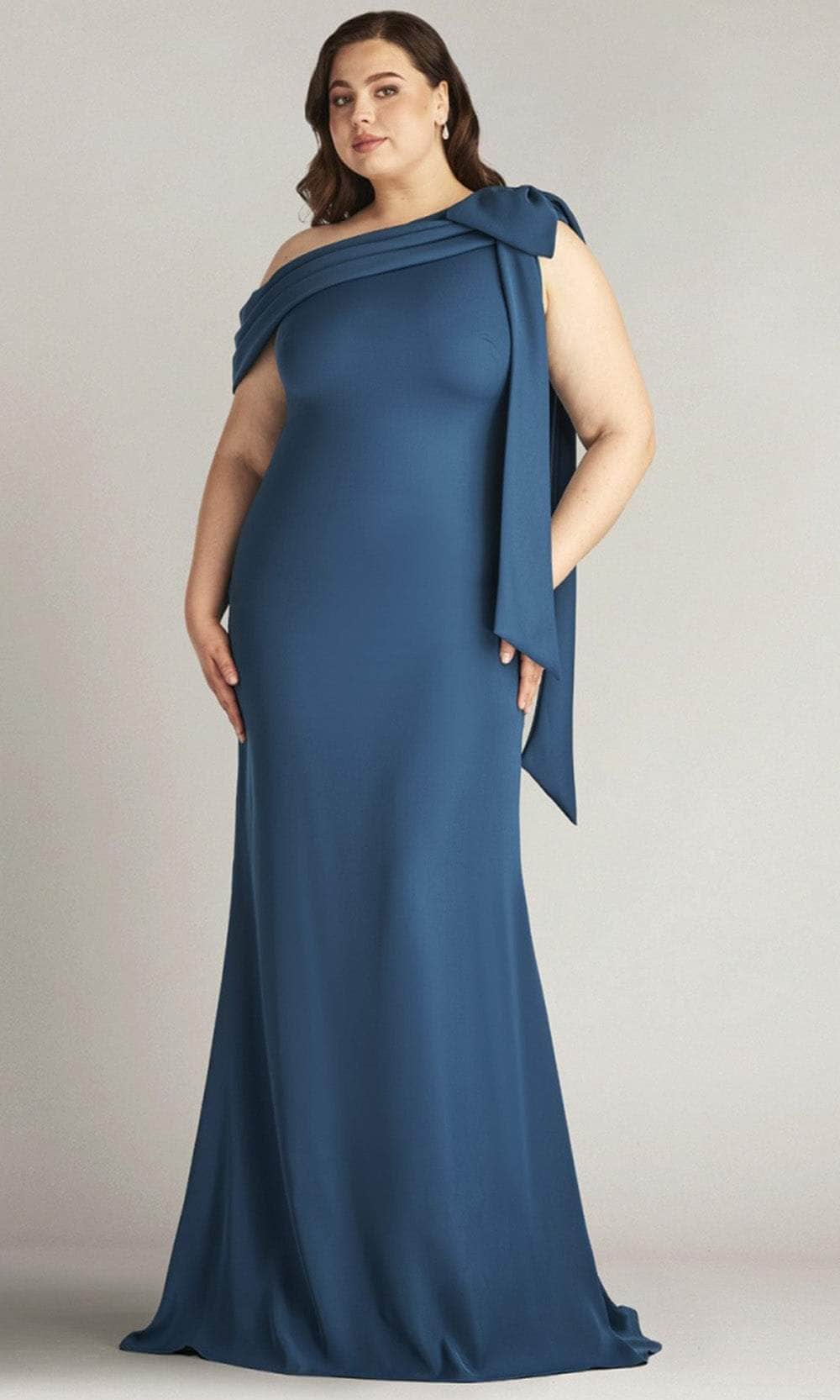 Tadashi Shoji ALG18371LQ - Draped Asymmetric Neck Formal