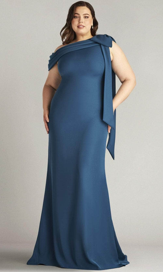 Tadashi Shoji ALG18371LQ - Draped Asymmetric Neck Formal Gown