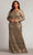 Tadashi Shoji BMN18653LXQ - Scalloped Straight Across Formal Gown Mother of the Bride Dresses