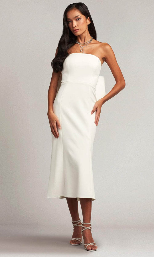 Tadashi Shoji BOS22808MD - Parmer Straight Across Bow Back Sheath Dress