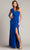 Tadashi Shoji BOS23135L - Asymmetric Draped Sheath Evening Gown Evening Dresses