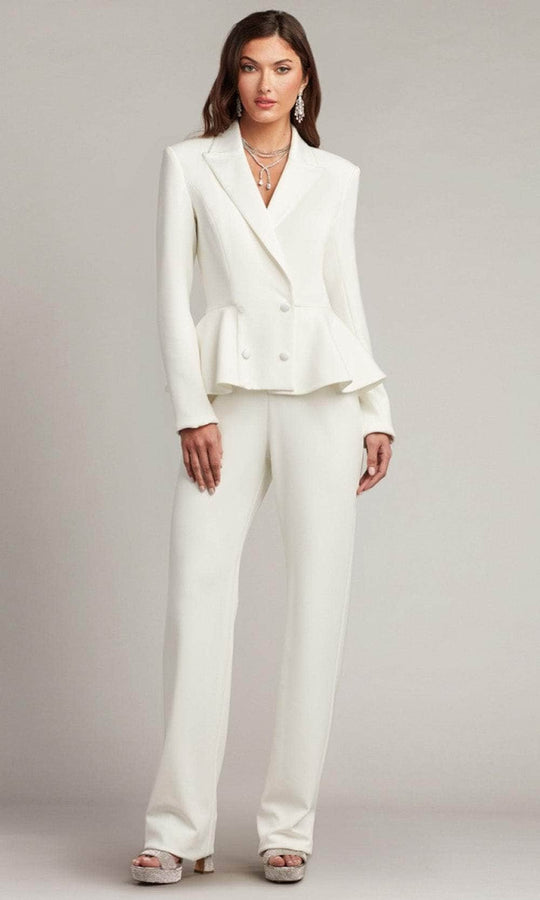 Tadashi Shoji BOS23303YBR - Long Sleeve Tuxedo Jumpsuit