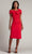 Tadashi Shoji BOS24103M - Draped Bow Asymmetric Formal Dress Holiday Dresses