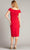 Tadashi Shoji BOS24103M - Draped Bow Asymmetric Formal Dress Holiday Dresses