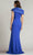 Tadashi Shoji BOS24111L - Two Tone Asymmetric Evening Gown Formal Dresses
