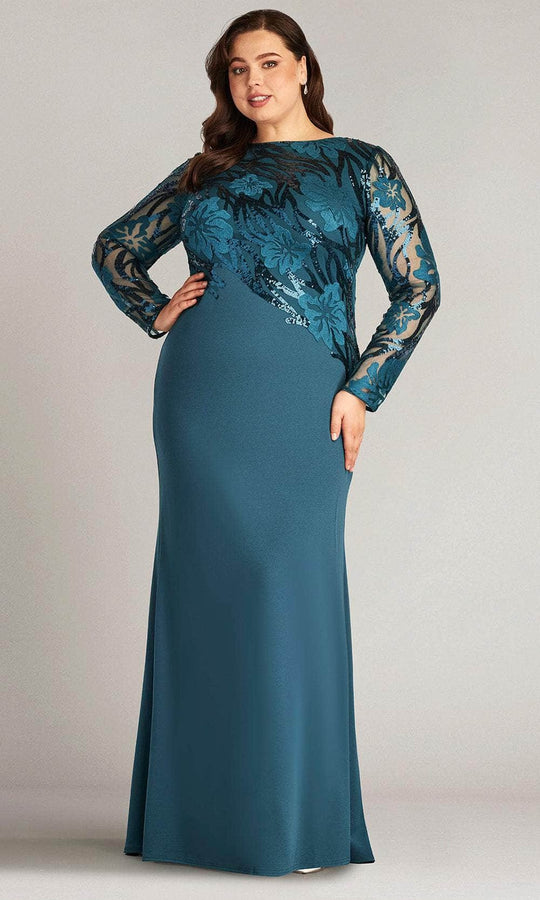 Tadashi Shoji BUB16206LXYQ - Juanita Sequin-Embellished Gown - Plus Size