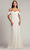Tadashi Shoji CCY23400L - Draped Off Shoulder Long Gown Wedding Dresses