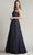 Tadashi Shoji CDY24060LX - Straight Across Bolero Evening Gown Prom Dresses