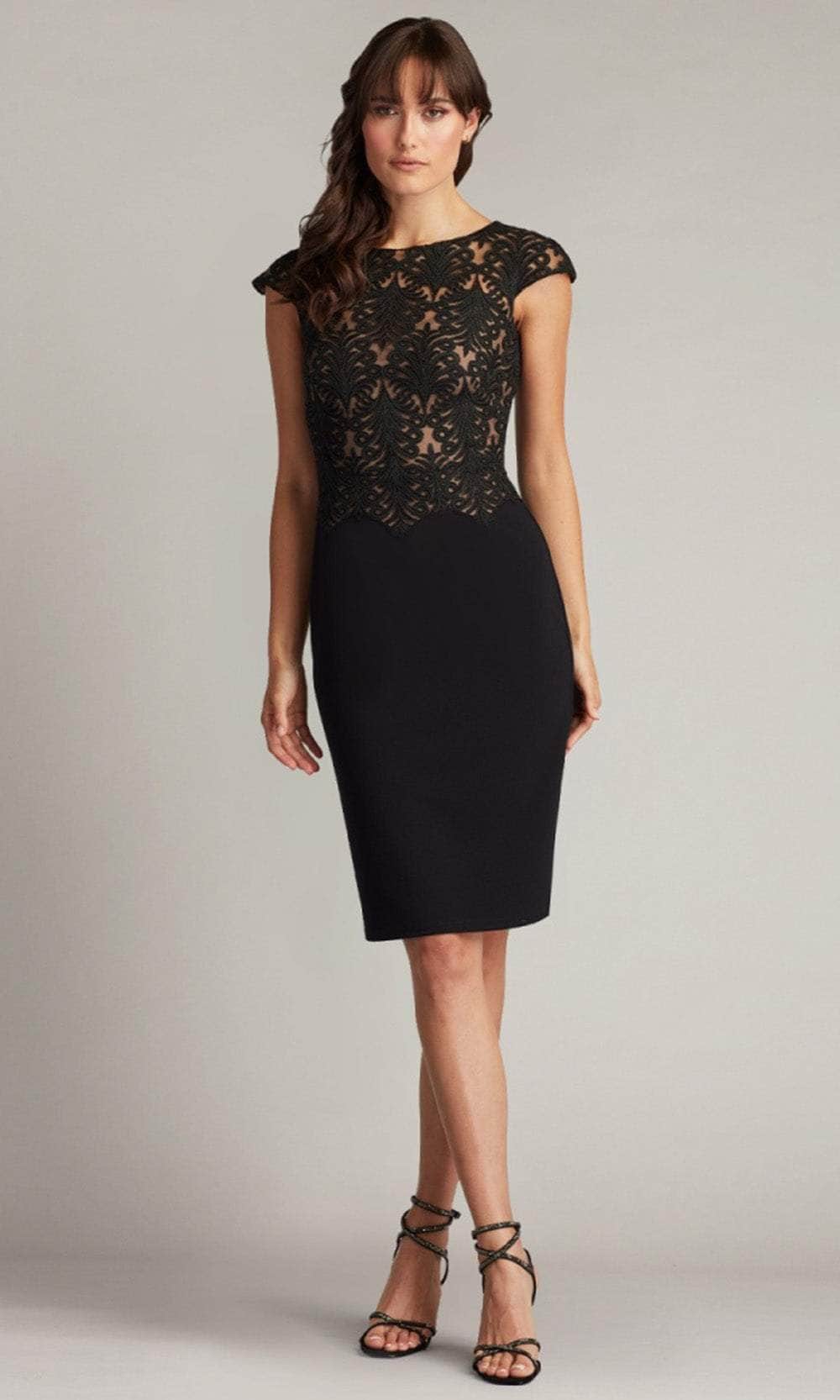 Tadashi Shoji CDY24098M - Cap Sleeve Knee Length Formal Dress Couture Candy Tadashi Shoji CDY24098M - Cap Sleeve Knee Length Formal Dress Couture Candy