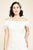 Tadashi Shoji - Off Shoulder Bridal Gown BGB19147LBR - 1 pc Ivory/Petal In Size 10 Available Wedding Dresses 10 / Ivory/Petal