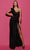 Tarik Deiz 53008 - Beaded One-Sleeve Evening Gown Special Occasion Dress 0 / Black