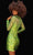 Tarik Ediz 51135 - Long Sleeve Sequin Cocktail Dress Cocktail Dresses 10 / Navy Stone