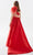 Tarik Ediz 52125 - Ruched Asymmetric Prom Gown Prom Dresses