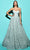 Tarik Ediz 53003 - Allover Lace Sweetheart Evening Gown Evening Dresses 0 / Mint