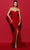 Tarik Ediz 53017 - Strapless Fitted Prom Gown Prom Dresses 0 / Red