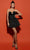Tarik Ediz 53025 - Curly Ruffle Cocktail Dress Special Occasion Dress 0 / Black