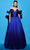Tarik Ediz 53039 - Off-Shoulder Sweetheart Ballgown Ball Gowns 0 / Royal Blue