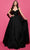 Tarik Ediz 53043 - Sweetheart Taffeta Evening Gown Special Occasion Dress 0 / Black