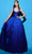 Tarik Ediz 53043 - Sweetheart Taffeta Evening Gown Special Occasion Dress 0 / Royal Blue