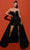 Tarik Ediz 53051 - Ruched Strapless Cocktail Dress with Overskirt Cocktail Dresses 0 / Black