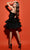 Tarik Ediz 53081 - Bow Accent Cutout Tiered Cocktail dress Special Occasion Dress