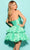 Tarik Ediz 53098 - Double Tier Cocktail Dress Special Occasion Dress
