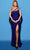 Tarik Ediz 53102 - Asymmetrical Neckline Fitted Prom Dress Prom Dresses 0 / Royal Blue