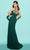 Tarik Ediz 53102 - Asymmetrical Neckline Fitted Prom Dress Prom Dresses