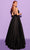 Tarik Ediz 53107 - Pleated Bodice A-Line Evening Gown Evening Dresses