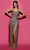 Tarik Ediz  53119 - Embellished Sleeveless Prom Dress Prom Dresses 0 / Gold