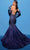 Tarik Ediz 53149 - Beaded Mermaid Prom Gown Prom Dresses