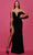 Tarik Ediz 53162 - Strapless Evening Gown with Overskirt Evening Dresses 0 / Black
