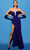 Tarik Ediz 53162 - Strapless Evening Gown with Overskirt Evening Dresses 0 / Royal Blue