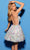 Tarik Ediz 53165 - Floral Embroidered Cocktail Dress Special Occasion Dress