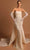 Tarik Ediz  53177 - Strapless Empire Prom Gown Prom Dresses 0 / Vanilla
