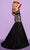 Tarik Ediz 53178 - Floral Embroidered Trumpet Gown Prom Dresses