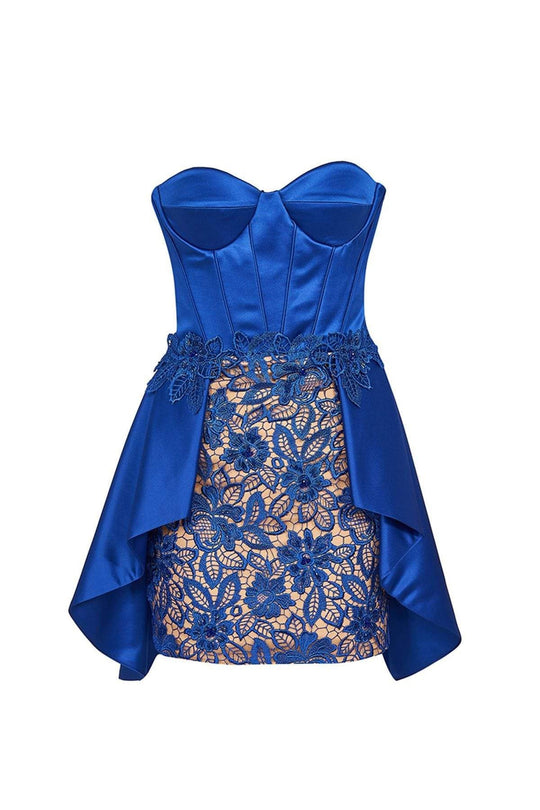 Tarik Ediz - Strapless Cocktail Dress 90452