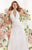 Tarik Ediz 92346 - Plunging Halter Shirred Evening Gown Bridesmaid Dresses 10 / Krem