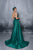 Tarik Ediz 96092 - Strapless Side Draped Prom Gown Prom Dresses 0 / Nil Green