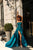 Tarik Ediz 96092 - Strapless Side Draped Prom Gown Prom Dresses 0 / Nil Green