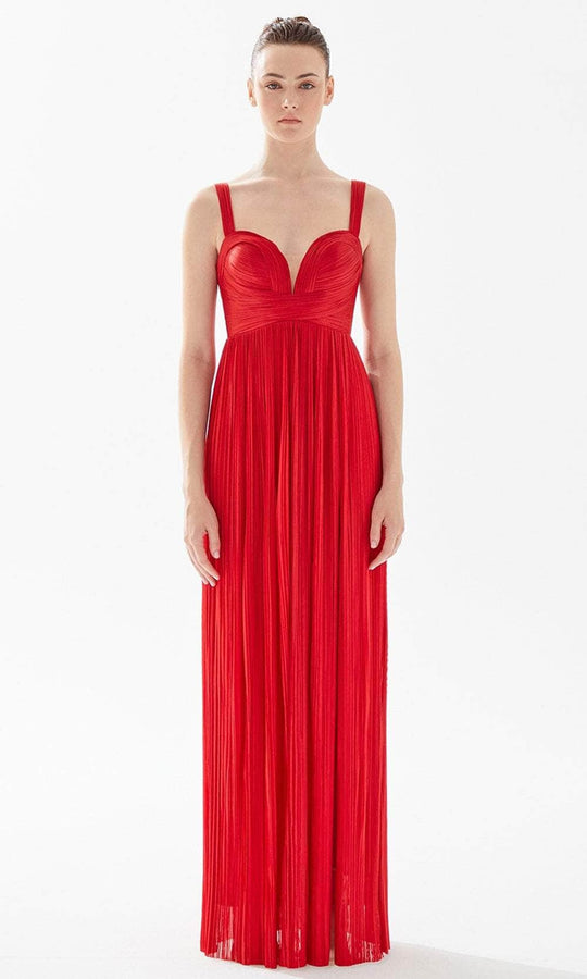 Tarik Ediz 98216 - Sweetheart Pleated Prom Gown