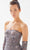 Tarik Ediz 98312 - Strapless Overskirt Evening Gown Evening Dresses 12 / Grey