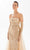 Tarik Ediz 98312 - Strapless Overskirt Evening Gown Evening Dresses 12 / Grey