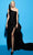 Tarik Ediz 98423 - Asymmetric Ruffled Overskirt Evening Gown Special Occasion Dress 0 / Black